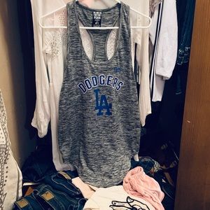 Pink dodger tunic tank